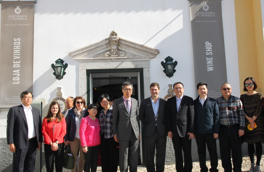 Visita de Empresários de Macau à Adega José Maria da Fonseca Vinhos