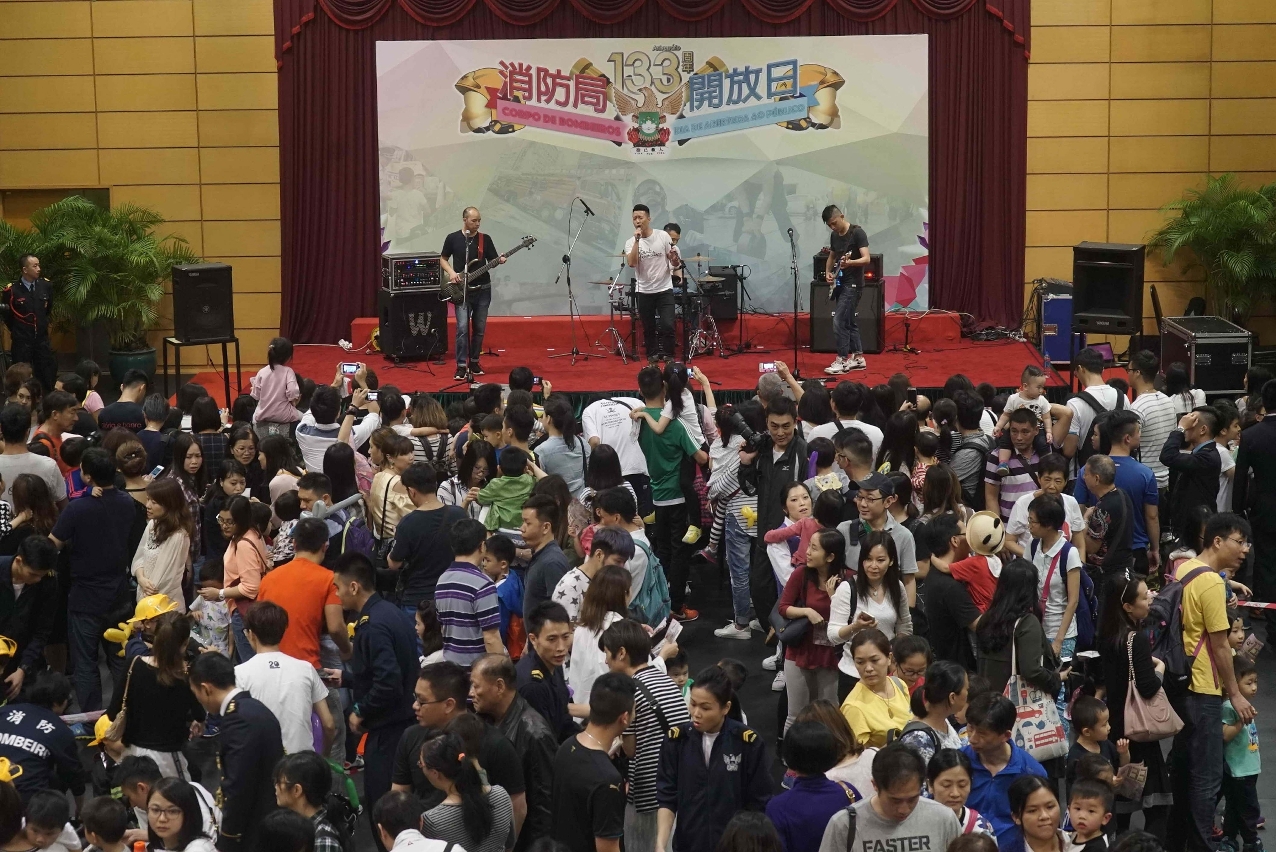 消防樂隊表演
