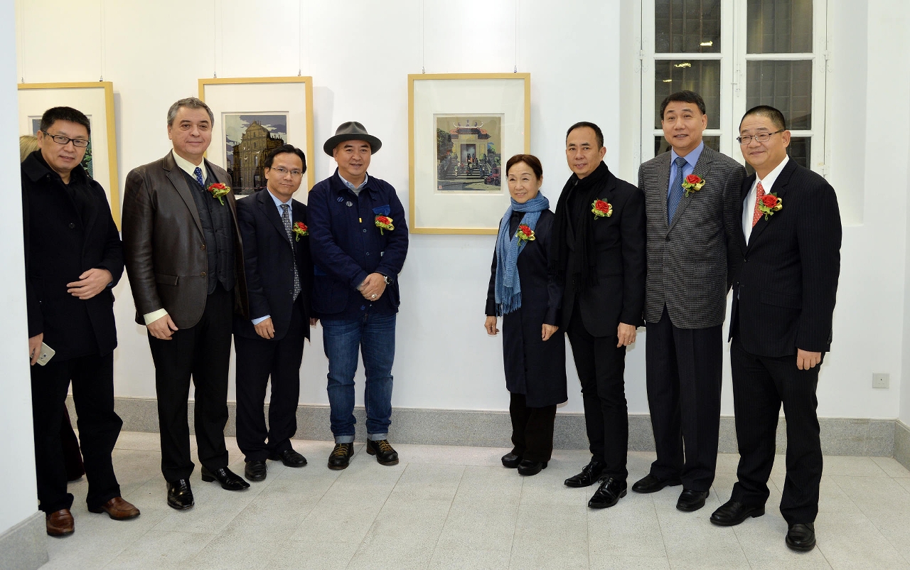 Cerimónia de inauguração da Exposição “Amor Moldado - Xue Yihan e as Suas Gravuras Referentes a Macau”