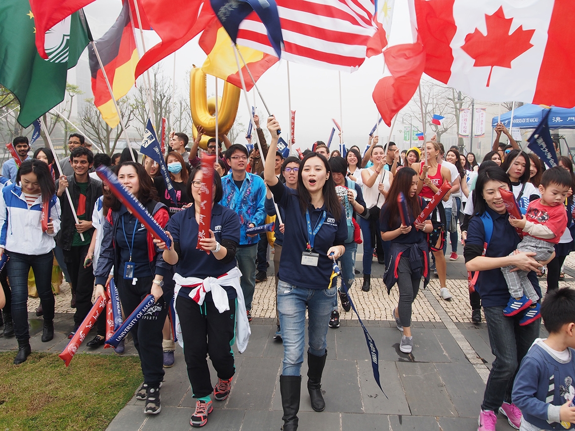 The international student parade