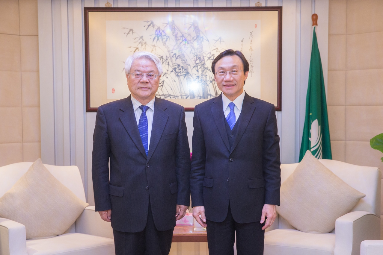 譚俊榮會見國家藝術基金理事長蔡武