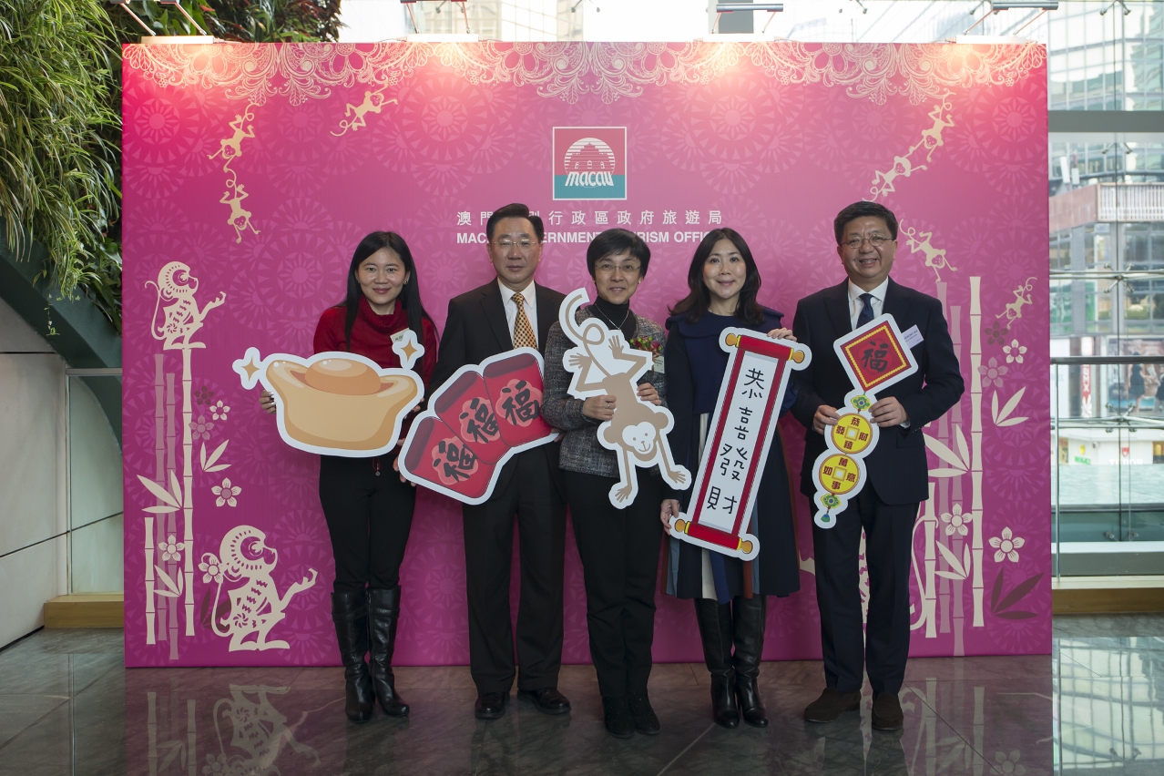 MGTO officials with Commissioner for Tourism of Tourism Commission, Commerce and Economic Development Bureau of the Government of the Hong Kong SAR, Cathy Chu (second from right) and other guests