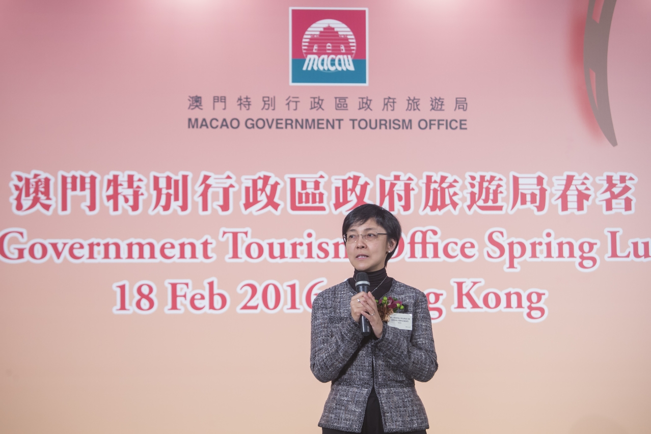 旅遊局局長文綺華春茗致詞