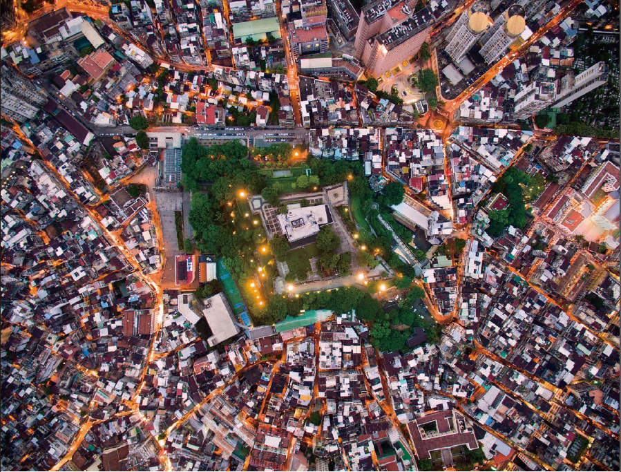 High angle shot of Mount Fortress
