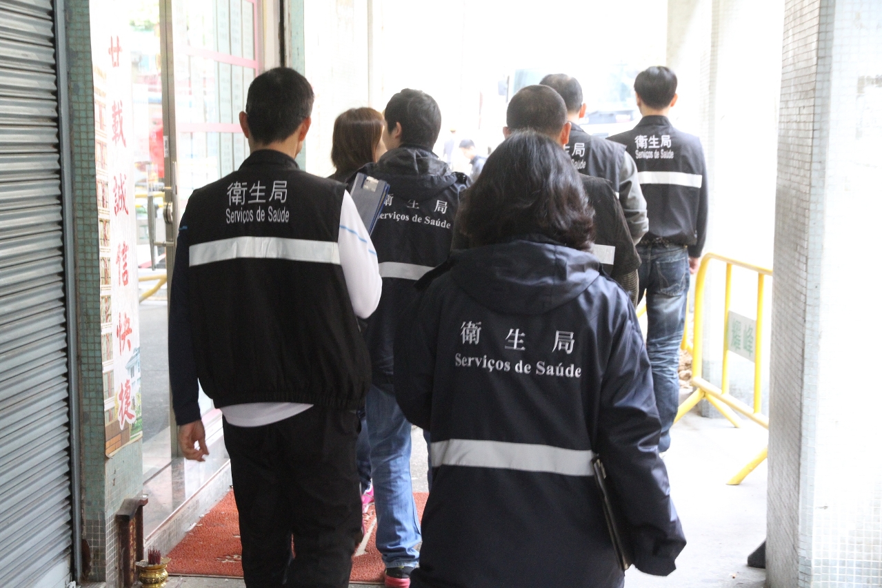 控煙執法人員巡查的情況