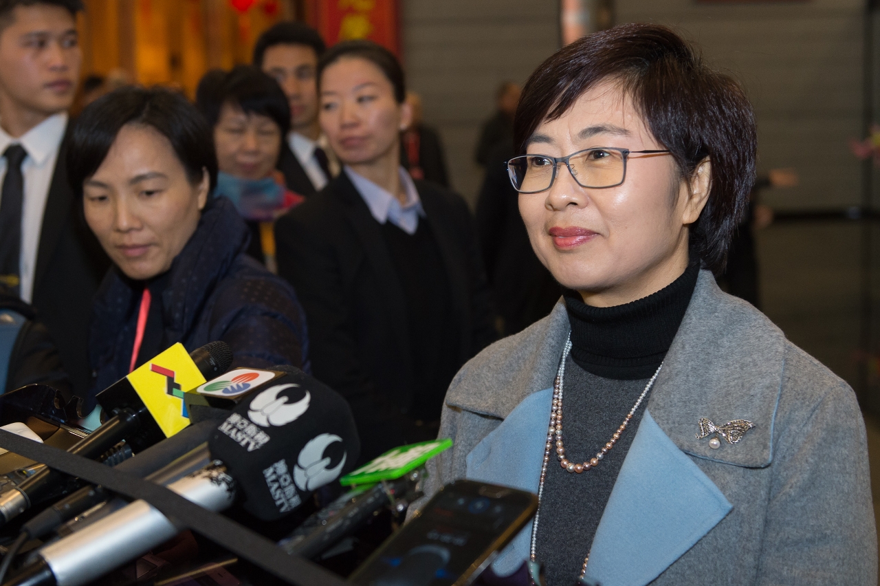 行政法務司司長陳海帆接受訪問