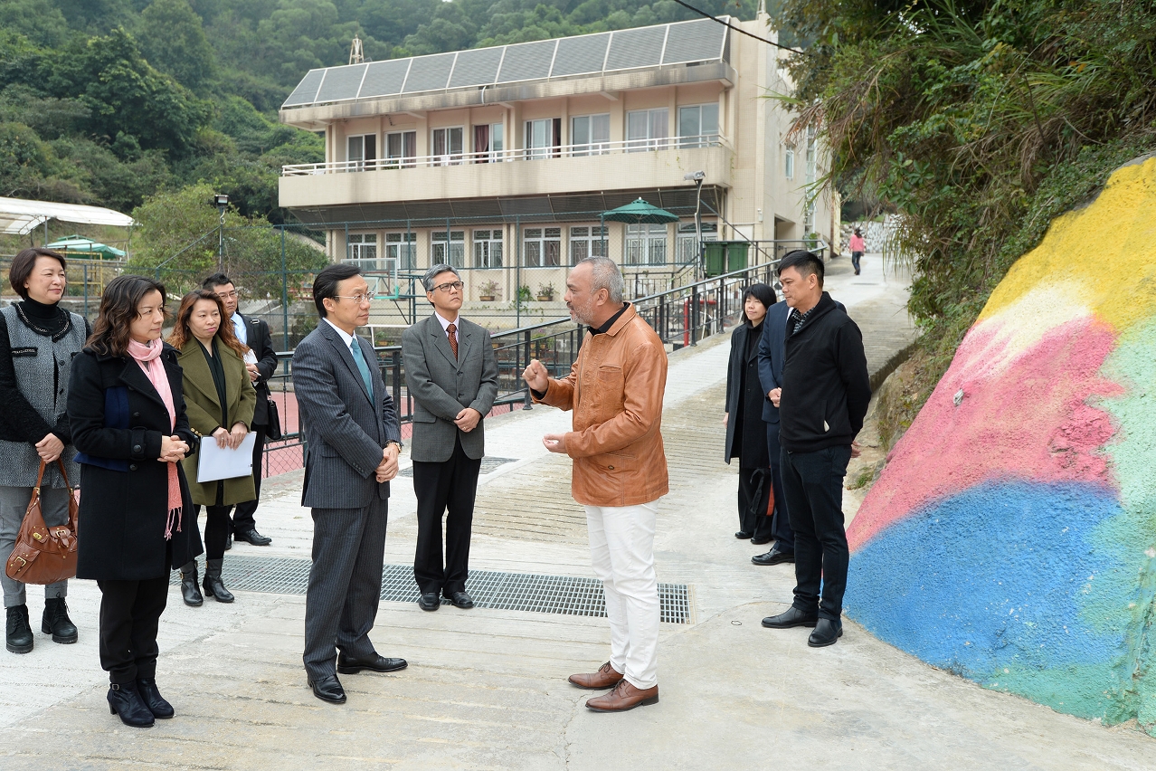 社會文化司譚俊榮司長探訪青少年綜合訓練院舍