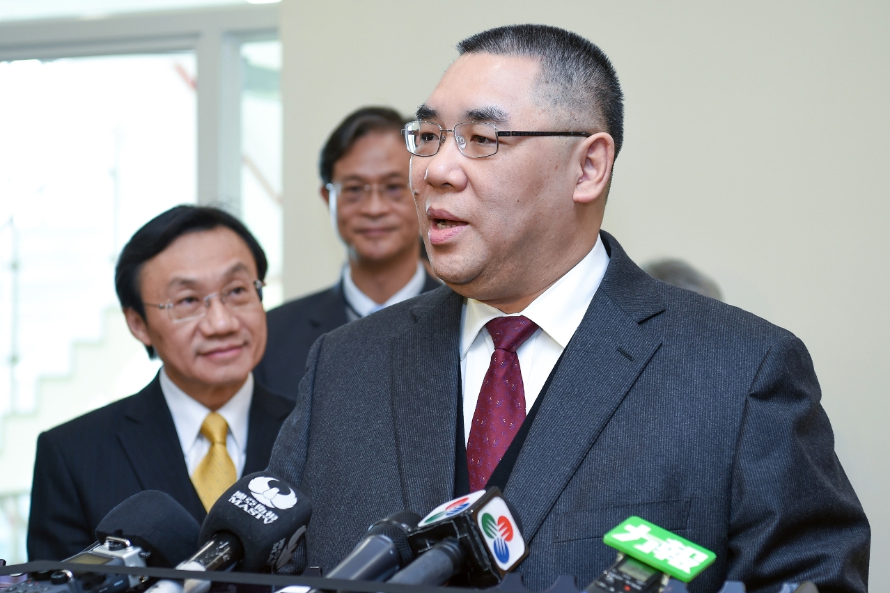 行政長官崔世安接受傳媒訪問