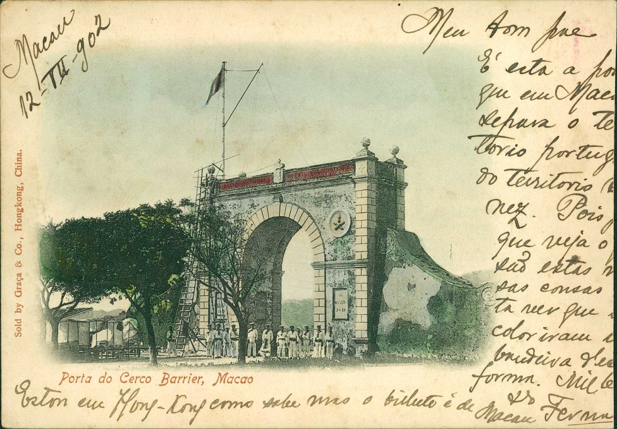 Border Gate, Macao, c. 1902