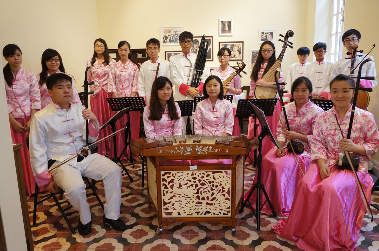 澳門演藝學院學生中樂團將於周日在展館演奏多首樂曲