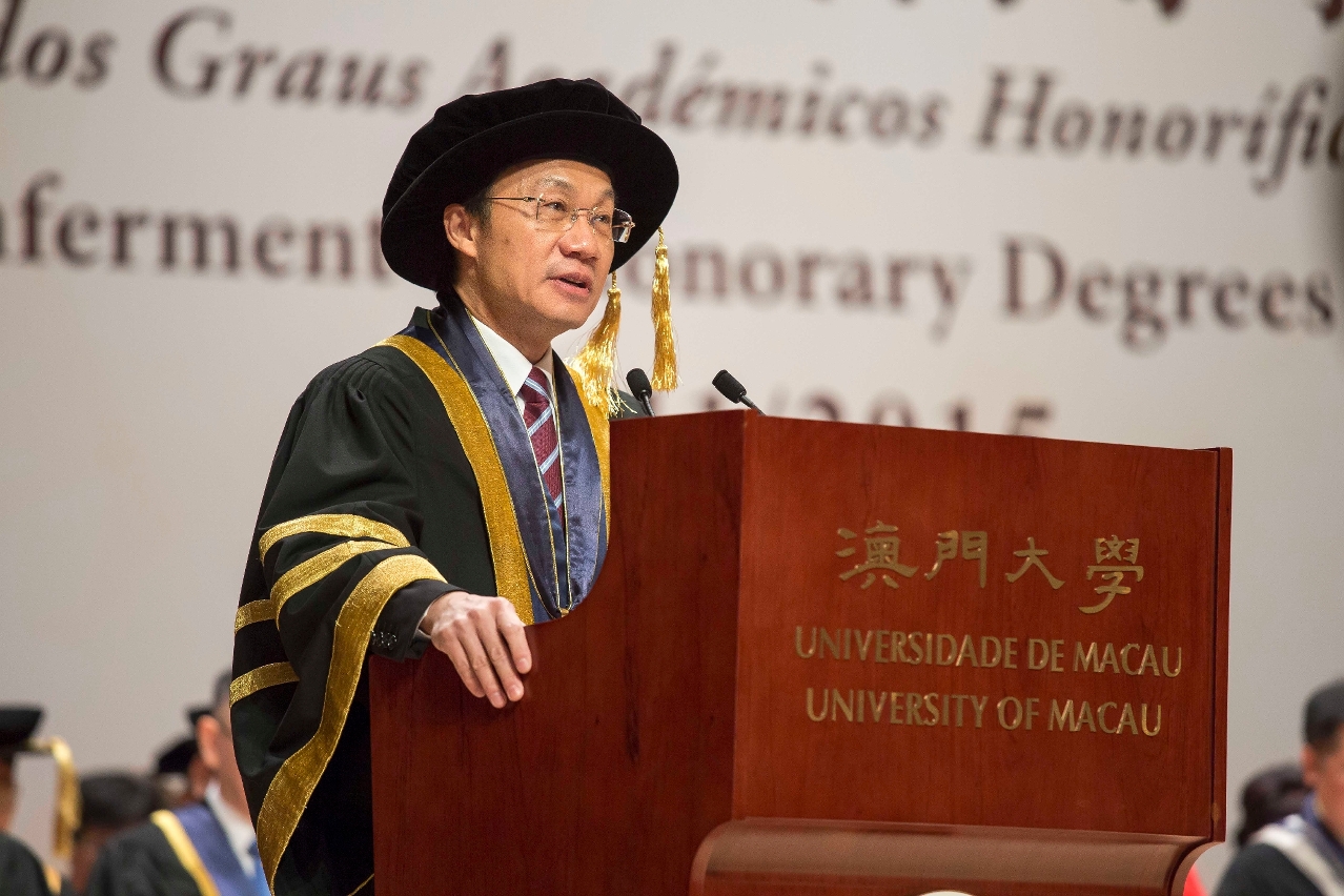 Tam Chon Weng hopes graduates will give back to society and find meaning and purpose in their lives