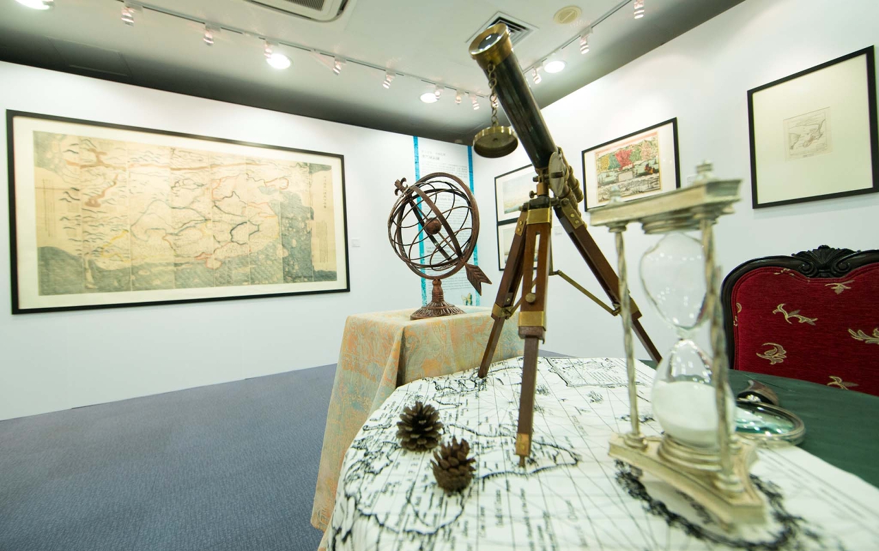“全球地圖中的澳門”古地圖展