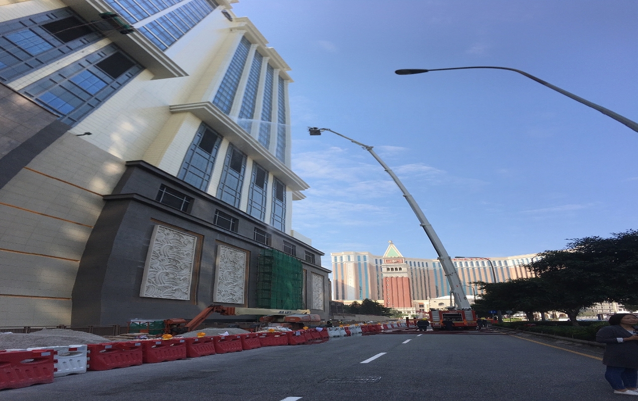 Simulacro de incêndio e evacuação no Hotel “The St. Regis Macau, COTAI Central”