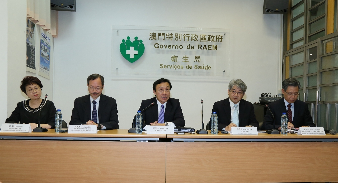 譚俊榮司長於交流會後會見傳媒