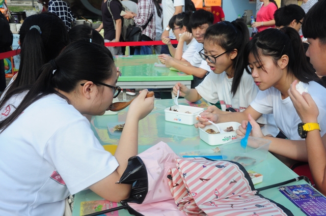 Alunos tragam e utilizam utensílios de mesa praticando actos ambientais