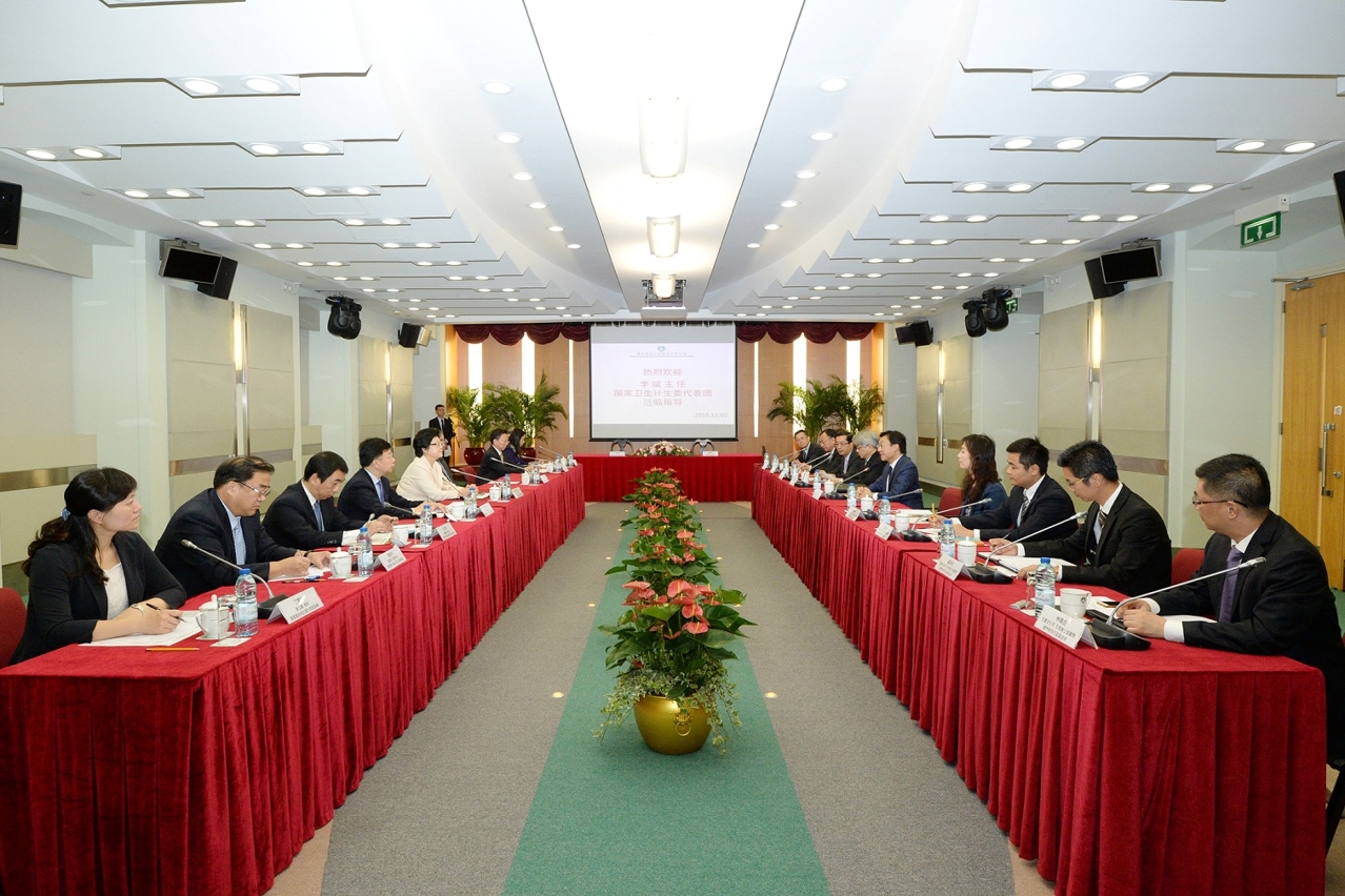 雙方就醫療衛生進行交流