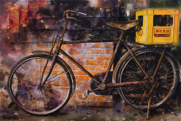Exposição de Pinturas de Aguarela dos Quatro Lugares dos Dois Lados