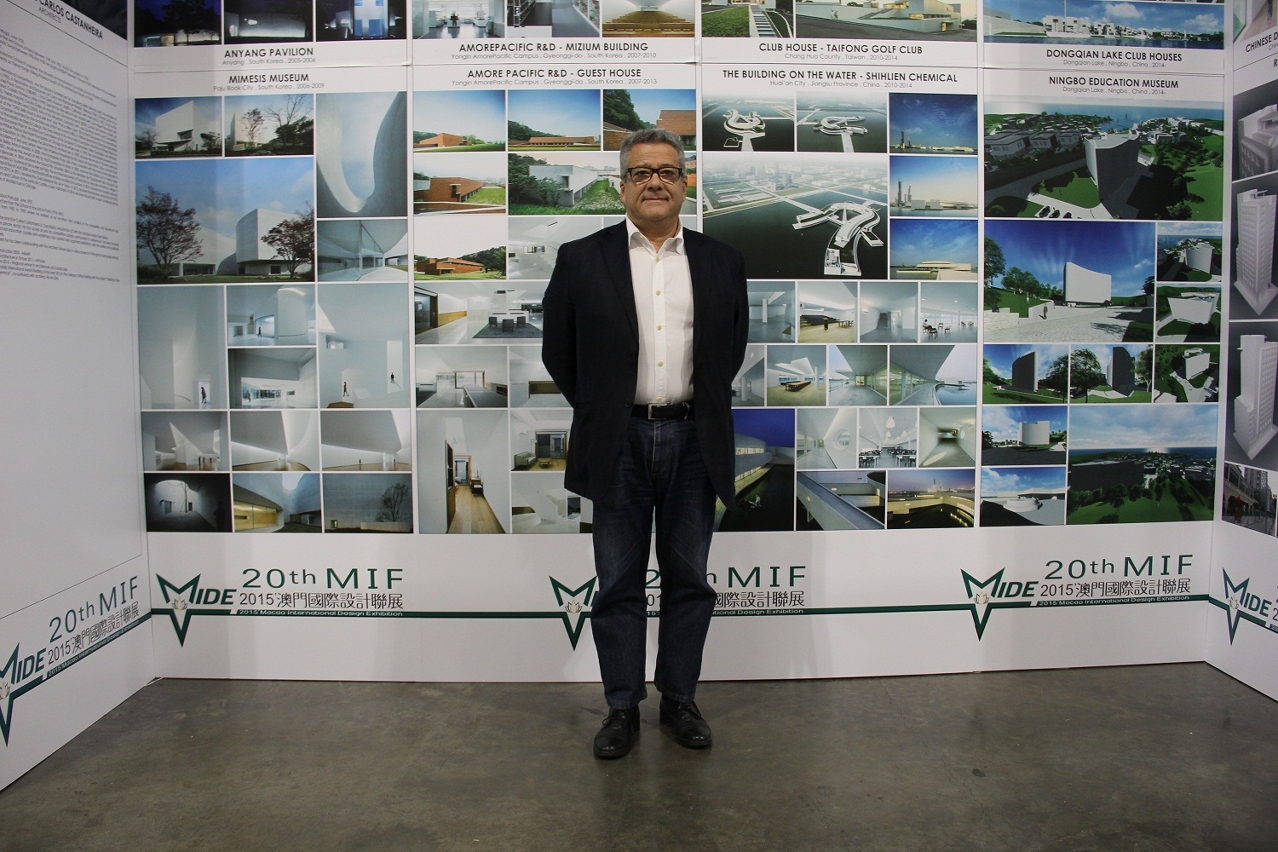 Arquitecto Carlos Castanheira, projectista de Portugal.