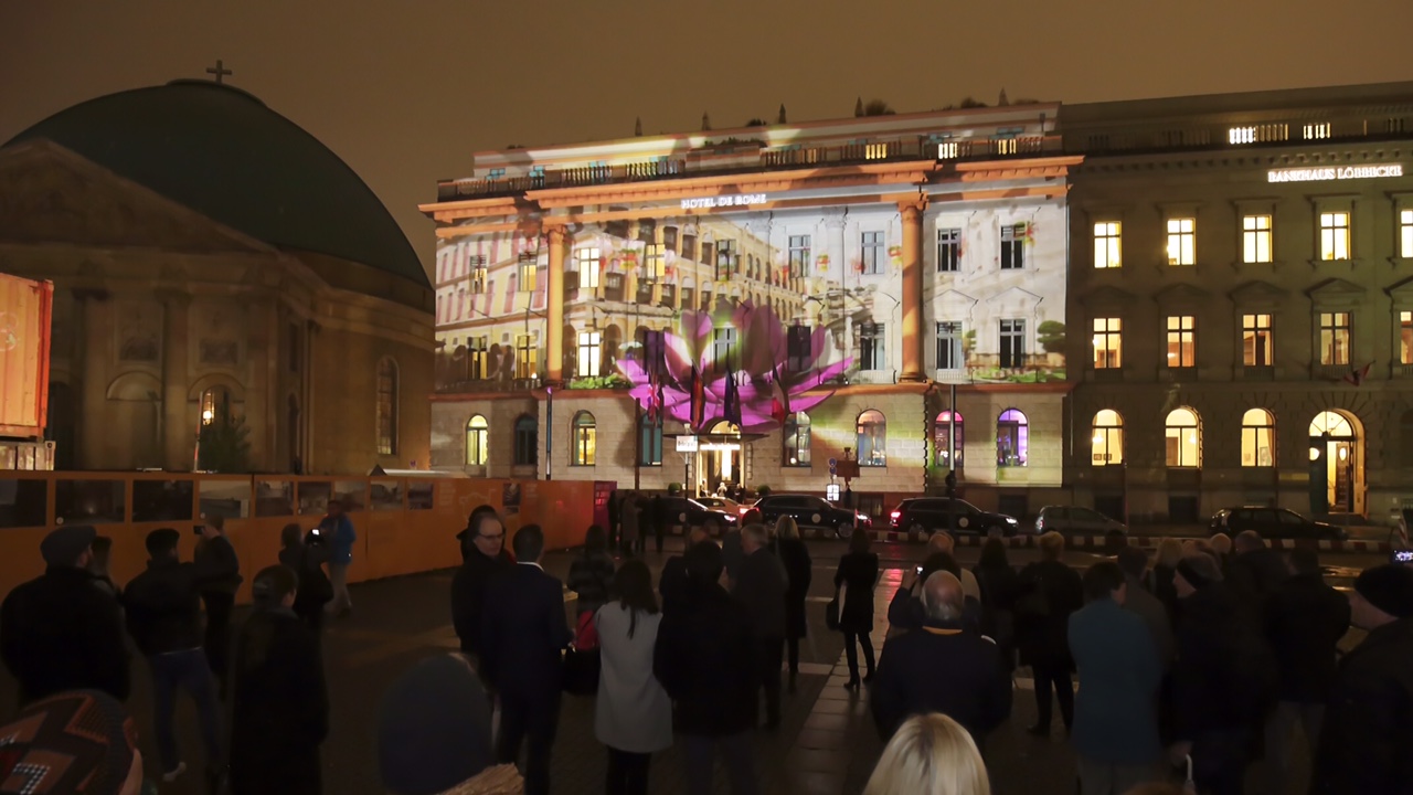 Vídeo mapping de Macau a 3D “Momentos Memoráveis” apresentado no famoso festival de Berlim