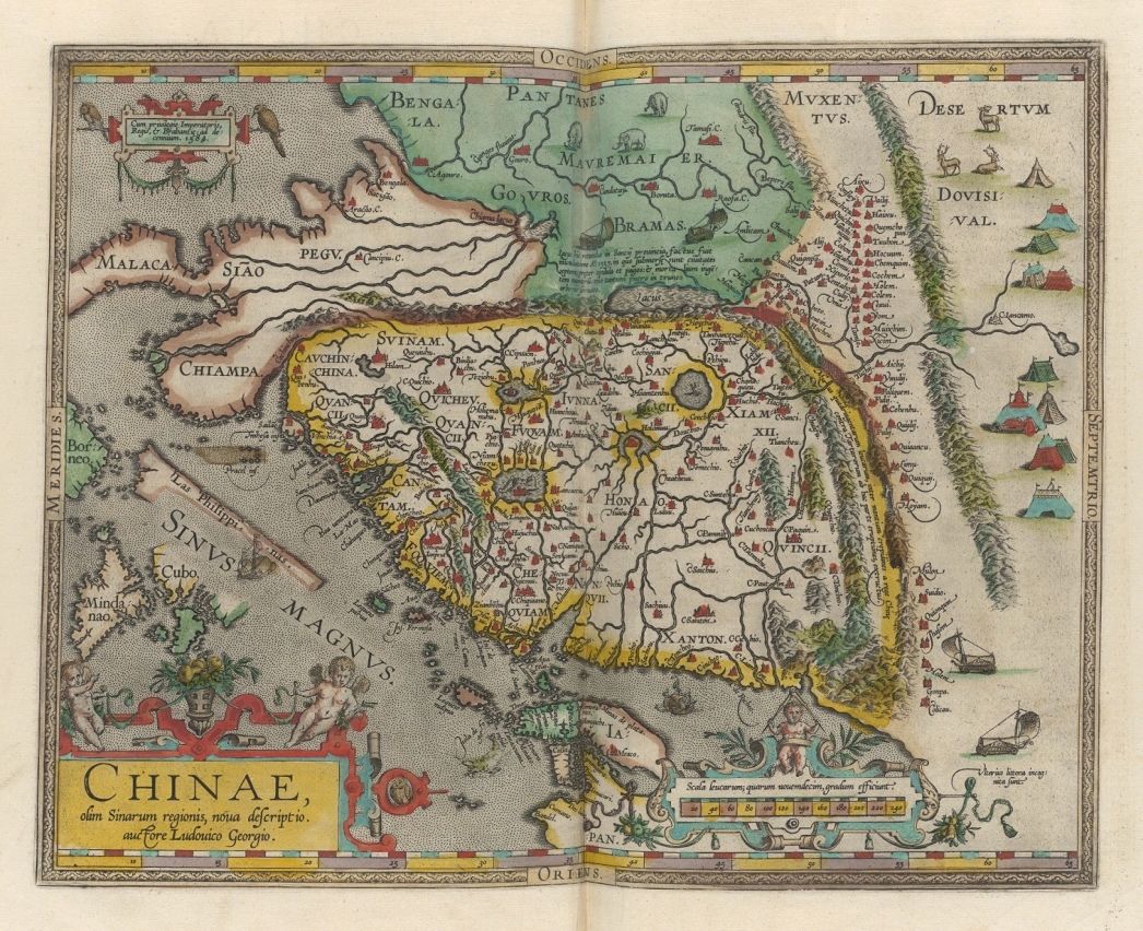 Chinae: Olim Sinarum Regionis, Noua Descriptio (1584)