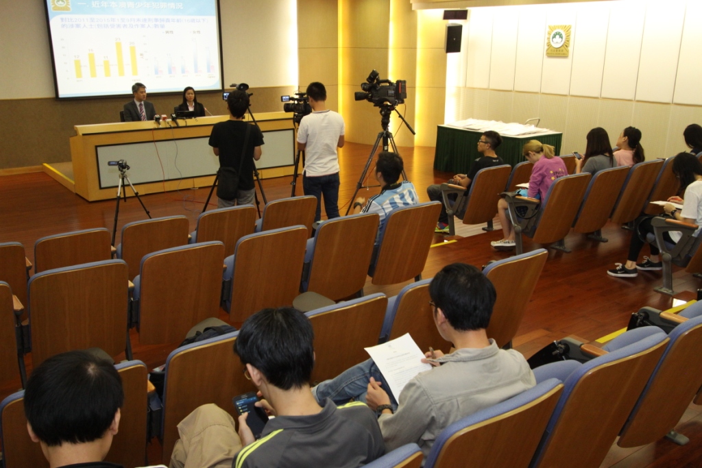 因應青少年犯罪情況加強預防應對措施發佈會