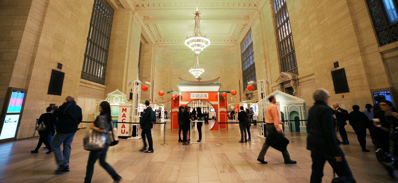 “Experience Macau” large-scale roadshow at Grand Central Terminal in NYC