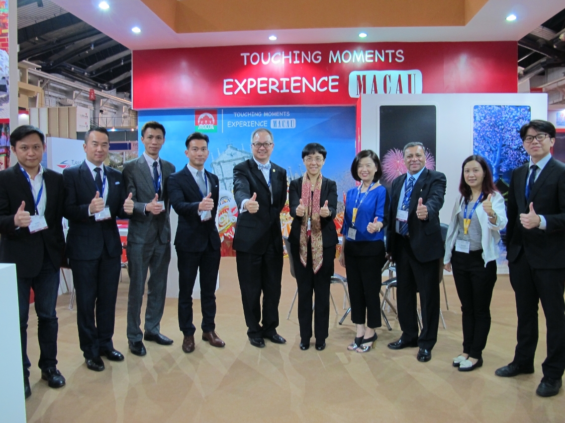MGTO and travel trade at Macau booth in PATA Travel Mart