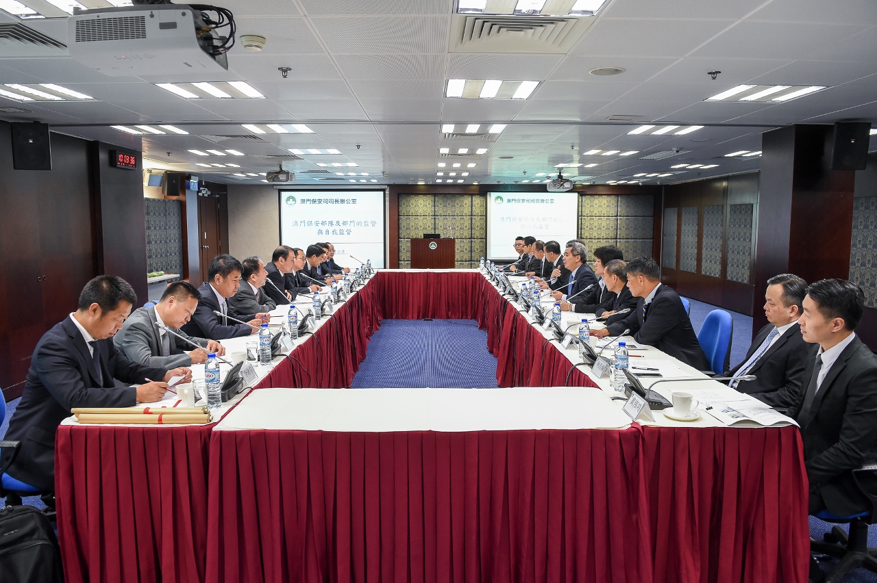 保安司司長黃少澤與青海省代表團舉行工作會晤