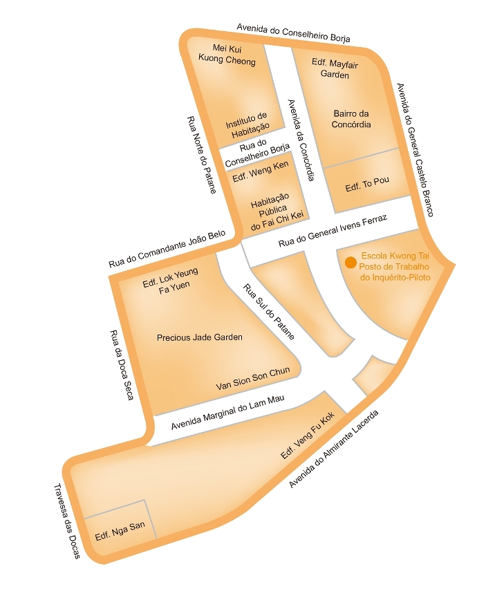 Mapa do Inquérito-Piloto