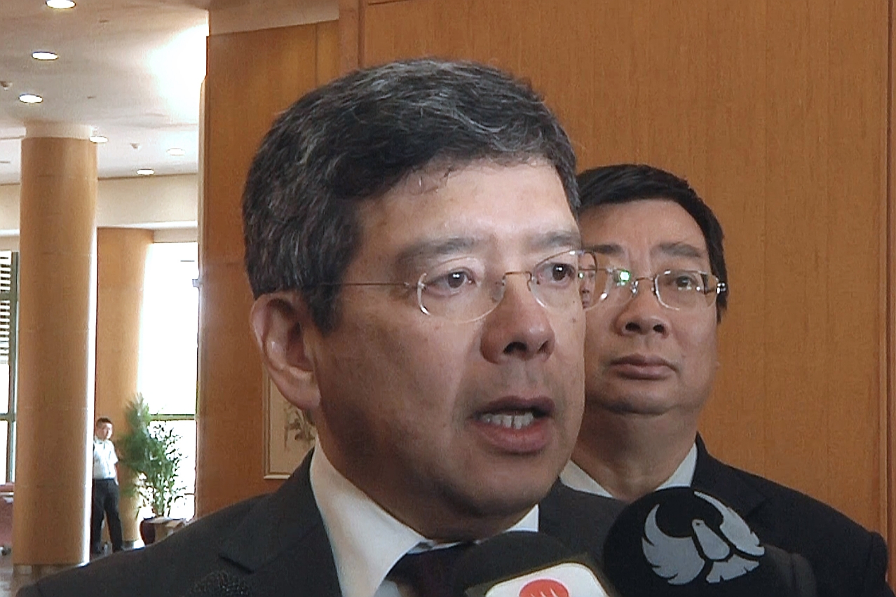 運輸工務司司長羅立文接受傳媒訪問