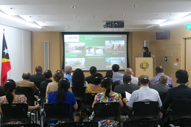 Visita de especialistas de técnica meteorológica da China e dos Países de Língua Portuguesa ao Secretariado Permanente do Fórum de Macau