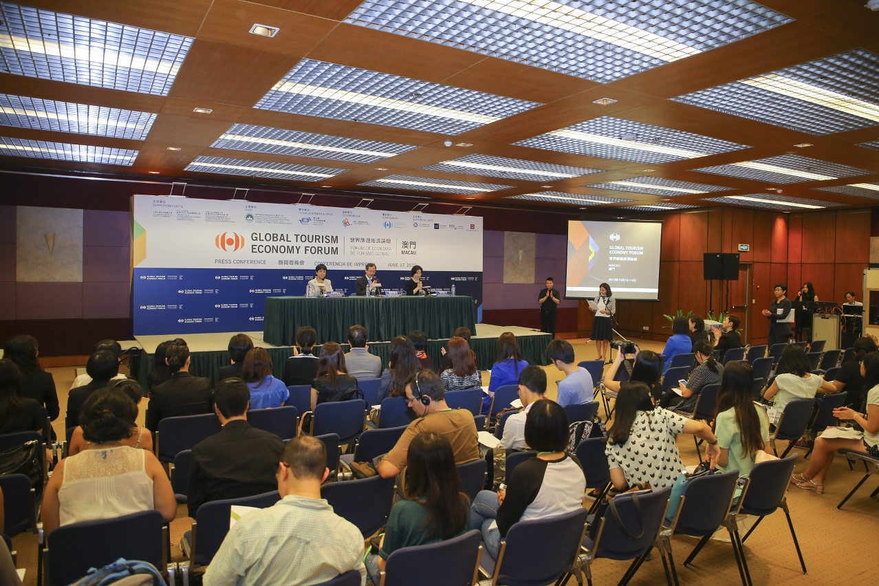 Global Tourism Economy Forum•Macau 2015 press conference