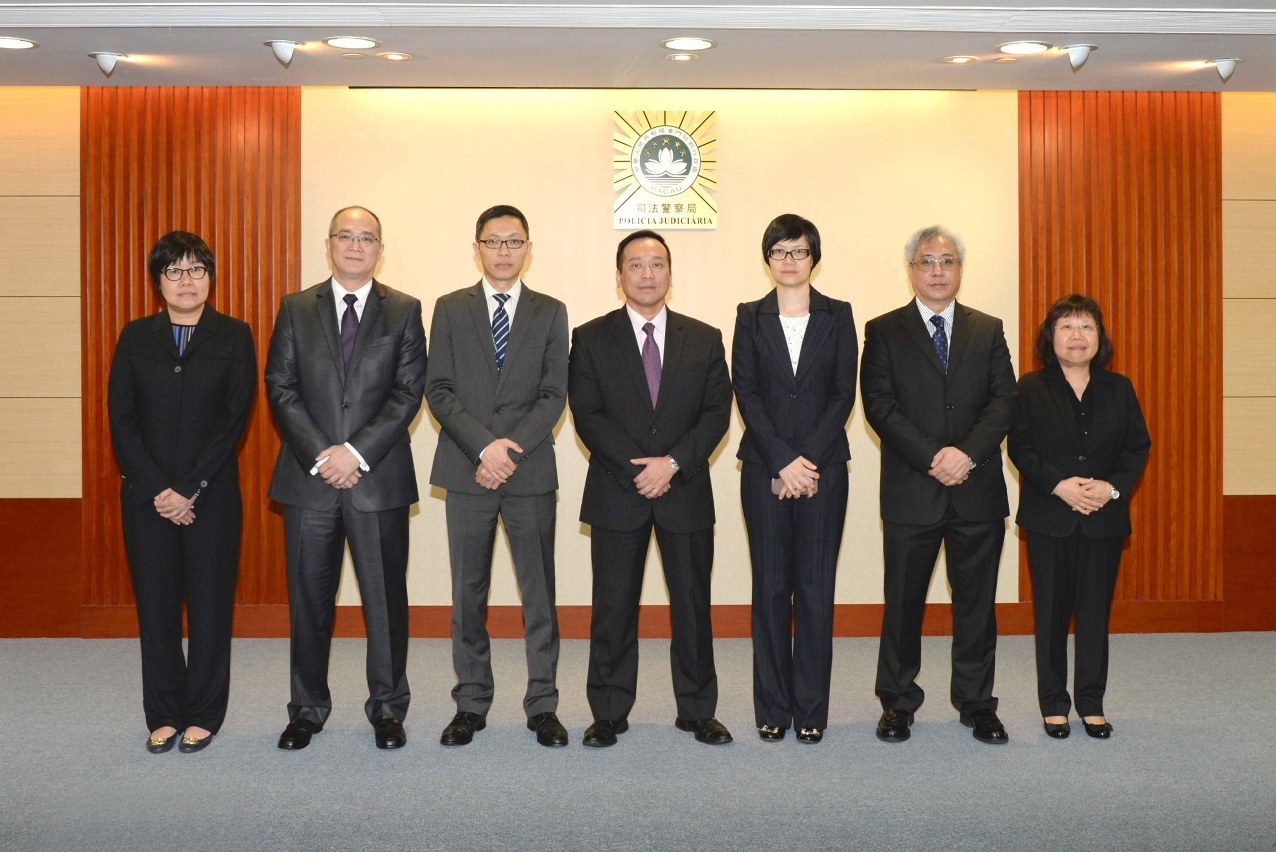 司法警察局四位主管人員就職