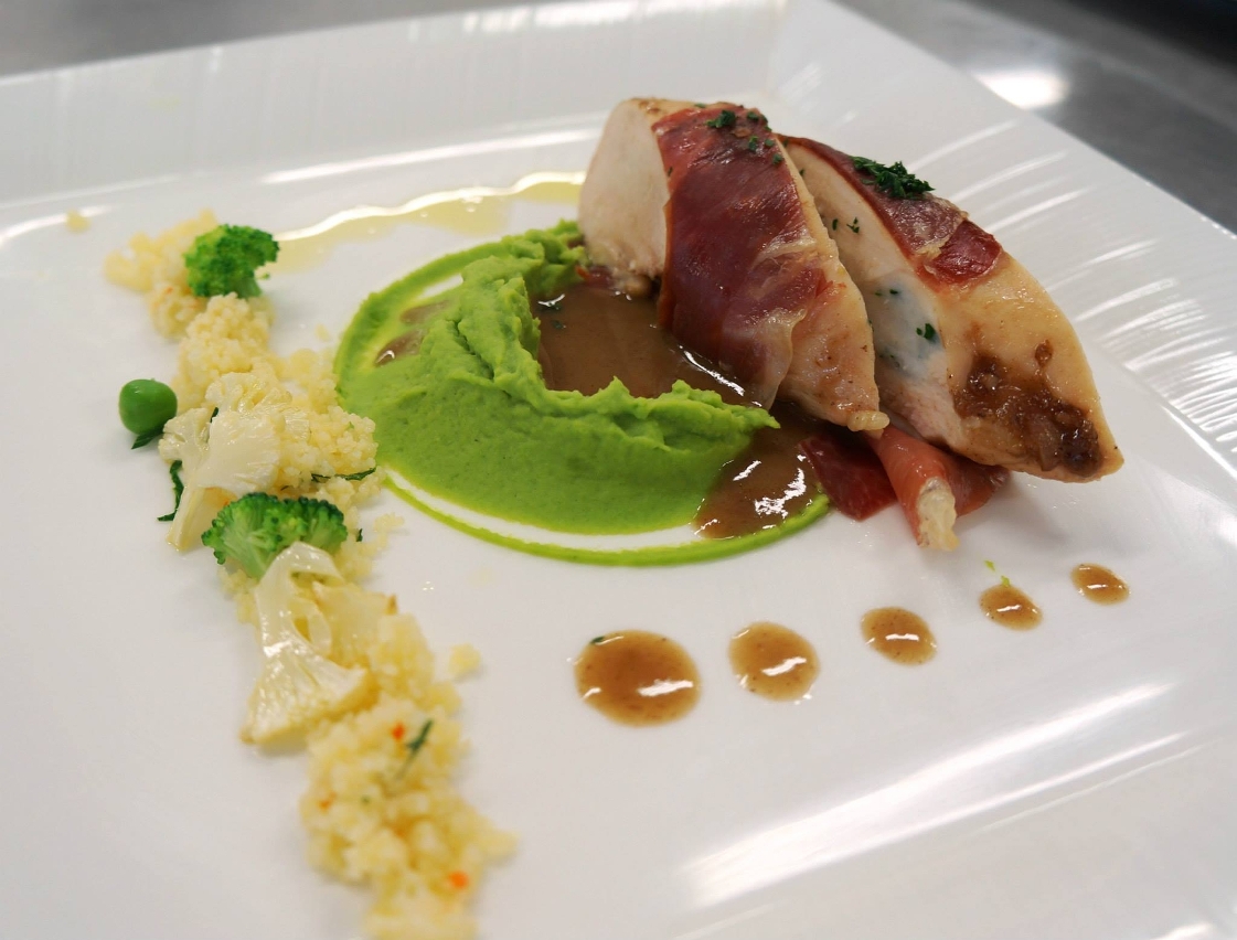 One of the dishes prepared by Chou Kit for the selection trial