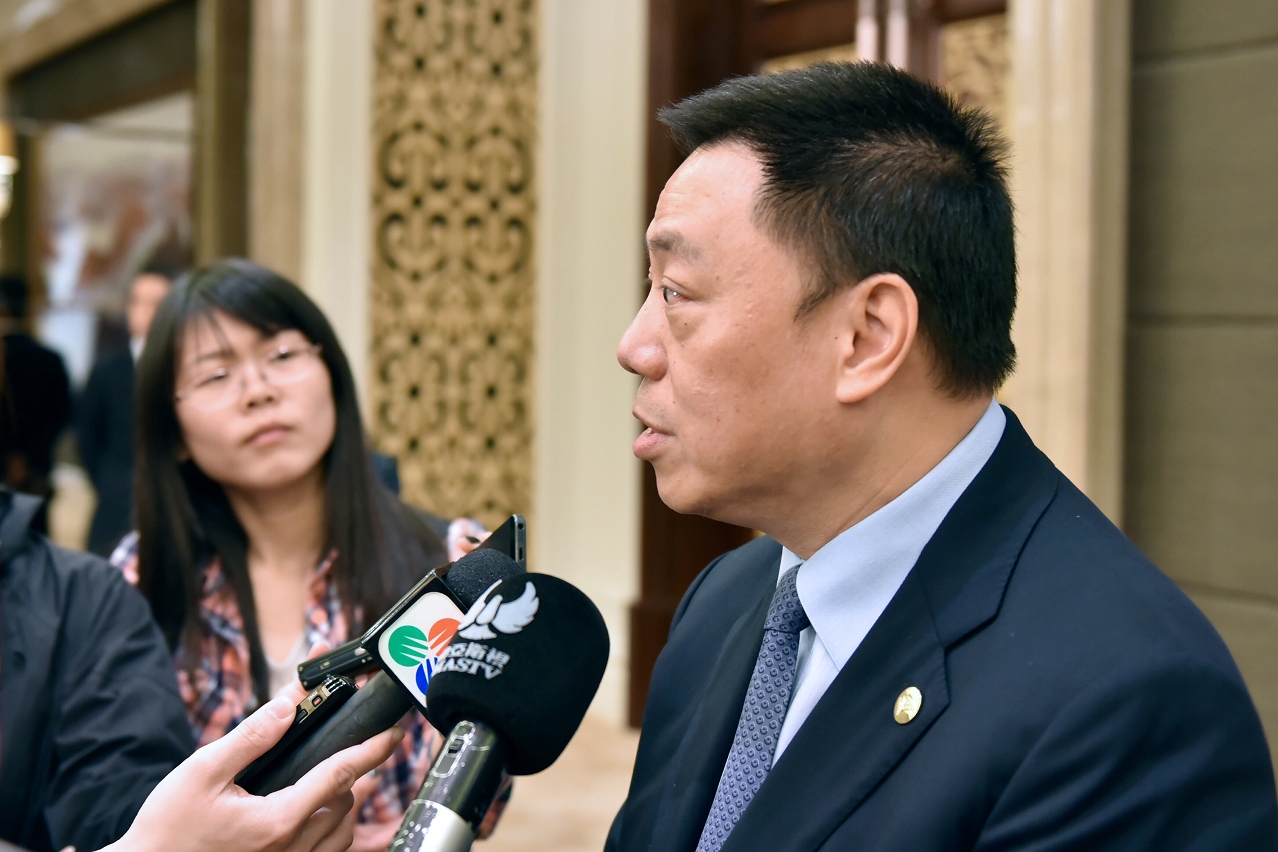 Secretário para a Economia e Finanças, Lionel Leong faz balanço da visita a Fuzhou.