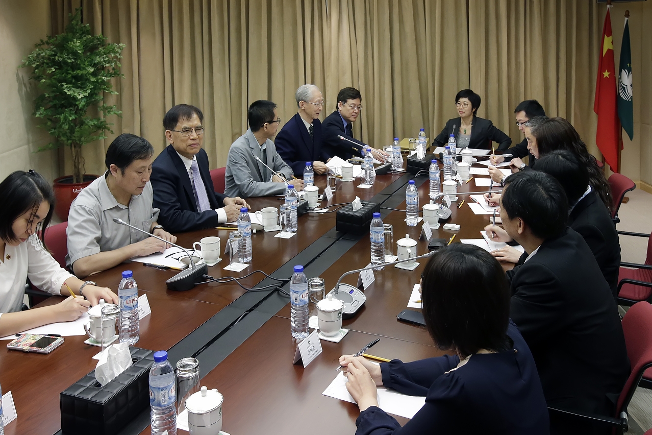 陳海帆司長與澳門學者同盟代表會面