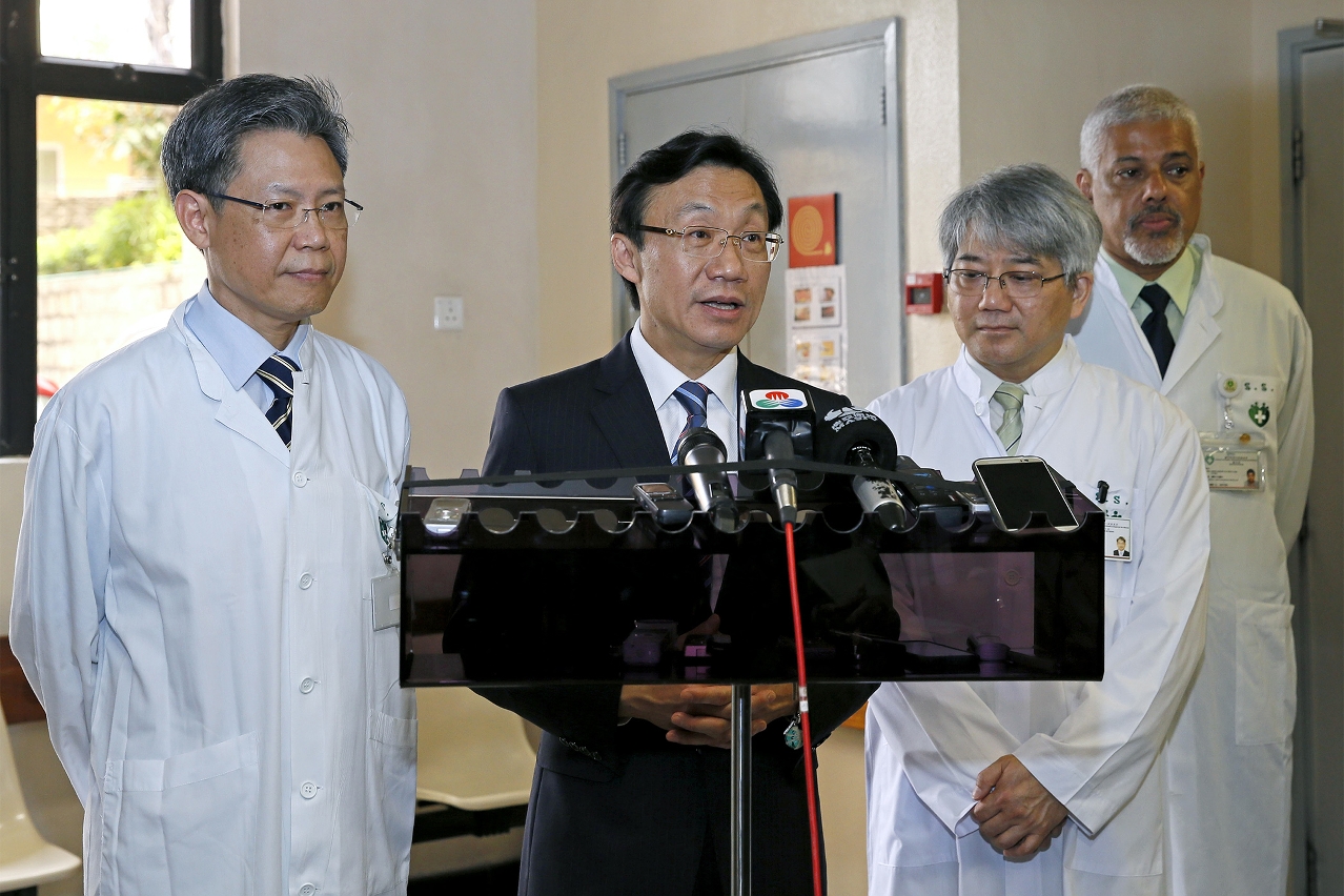 社會文化司司長譚俊榮接受傳媒訪問