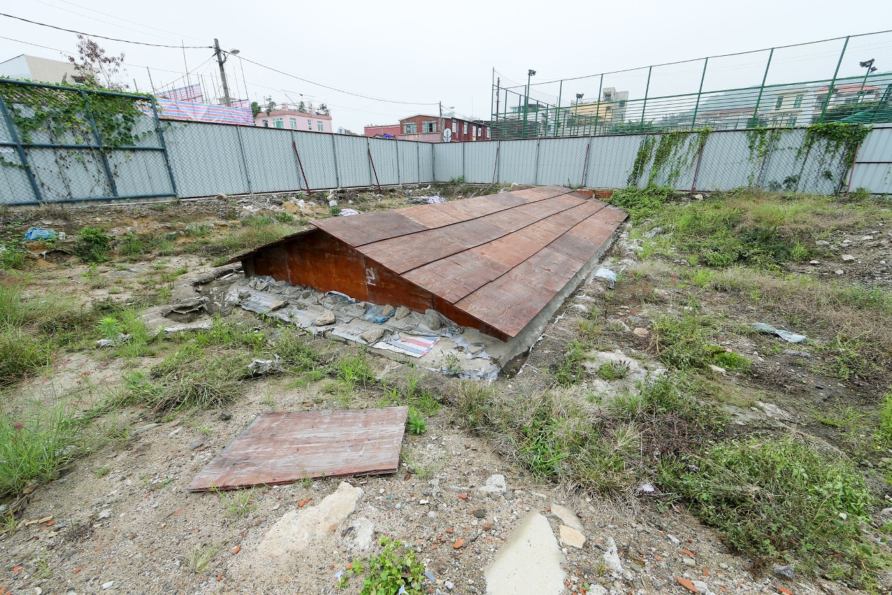 第一階段工作完成後已搭建木構頂蓋對用火遺跡作適當加固及保護