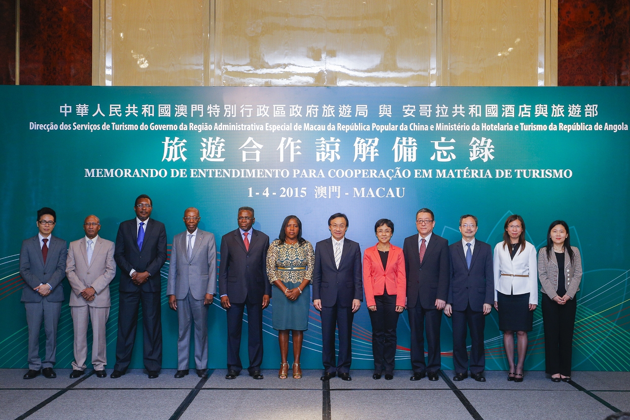Macau and Angola sign MOU to strengthen tourism cooperation