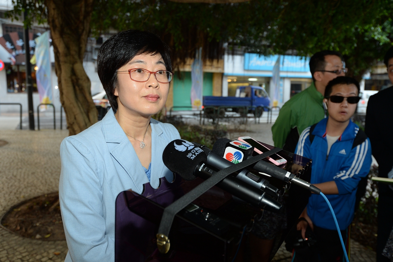 行政法務司司長陳海帆接受傳媒訪問