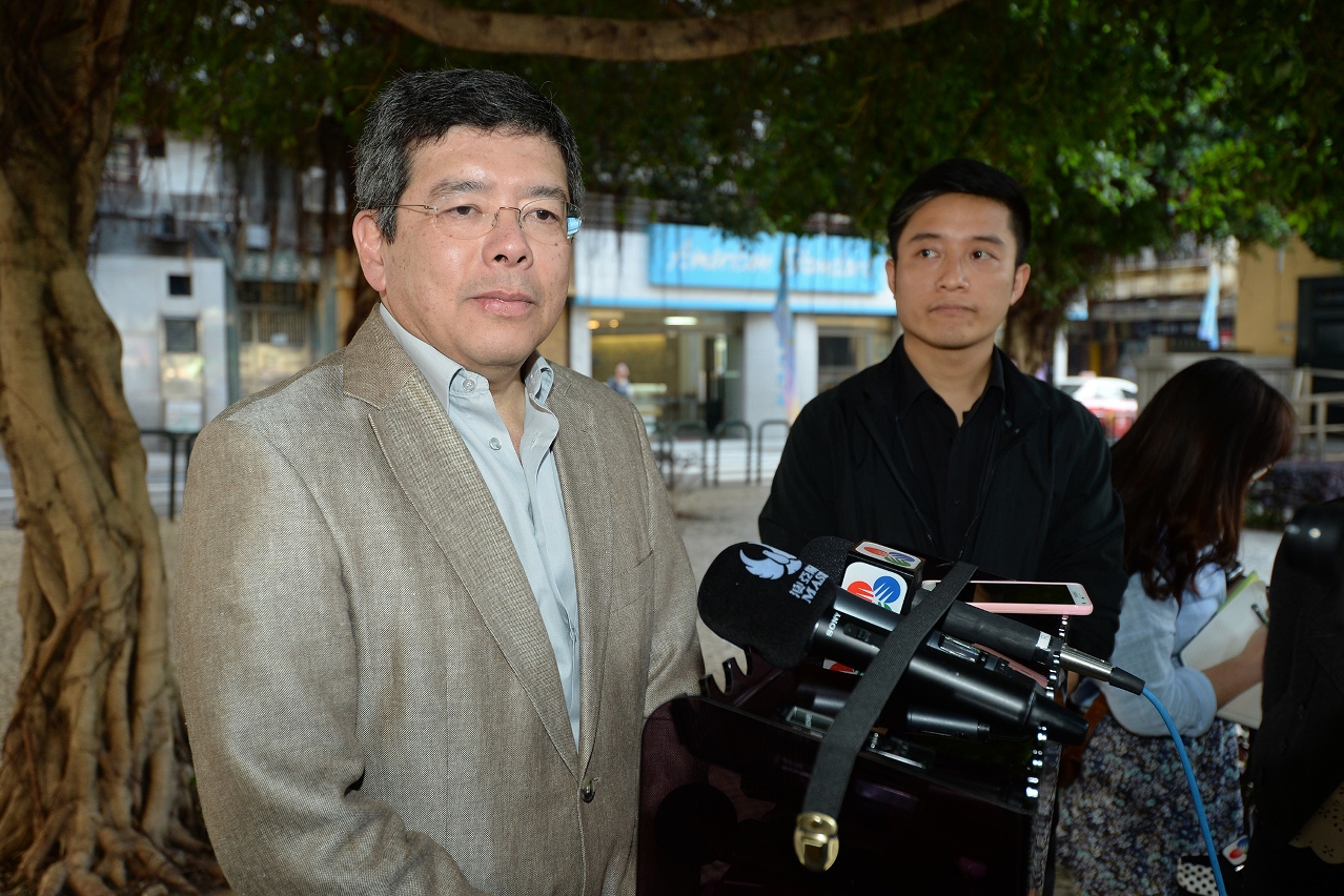 運輸工務司司長羅立文接受傳媒訪問