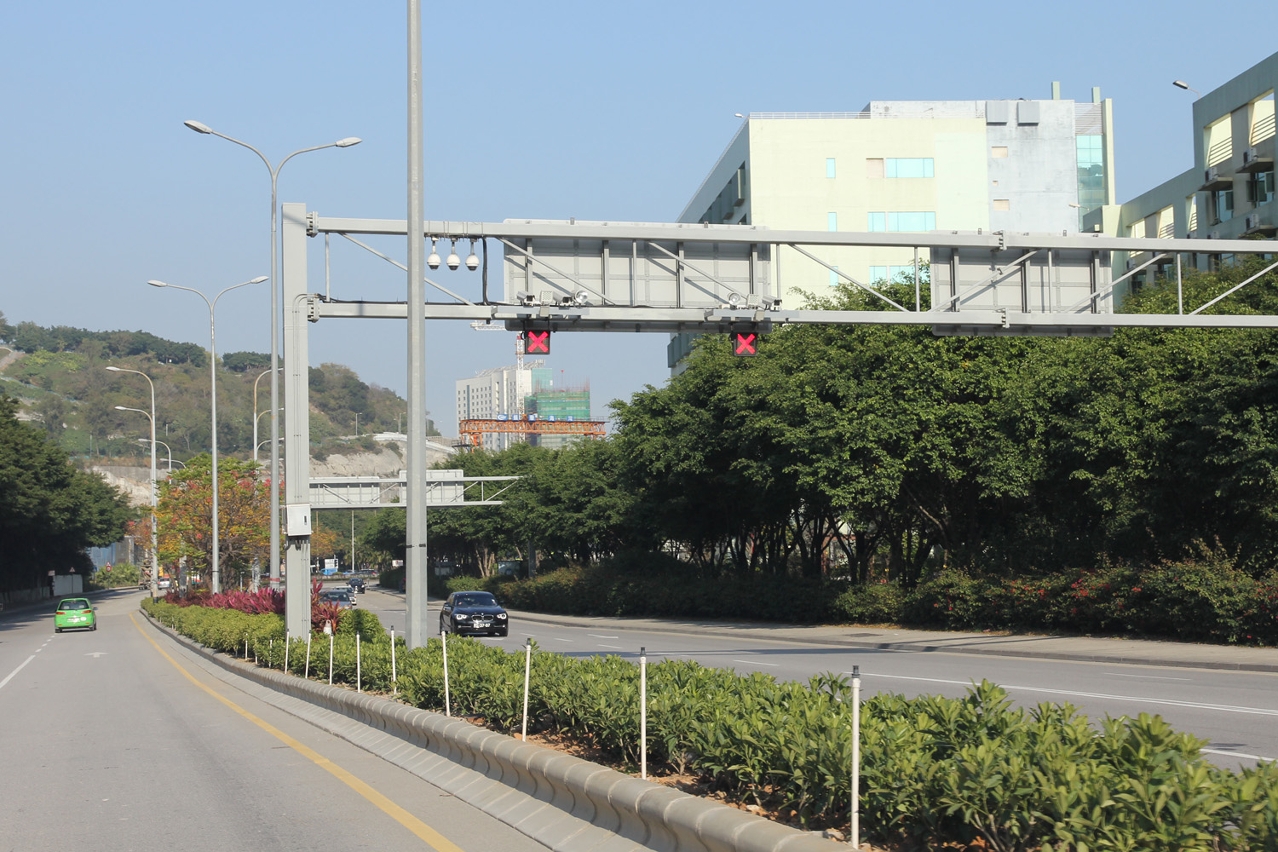 路氹連貫公路圓形地下層隧道的超速偵測系統周五起投入運作