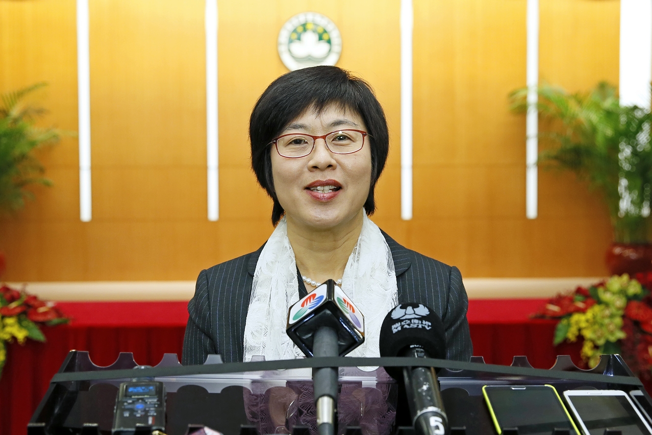 行政法務司司長陳海帆接受傳媒訪問