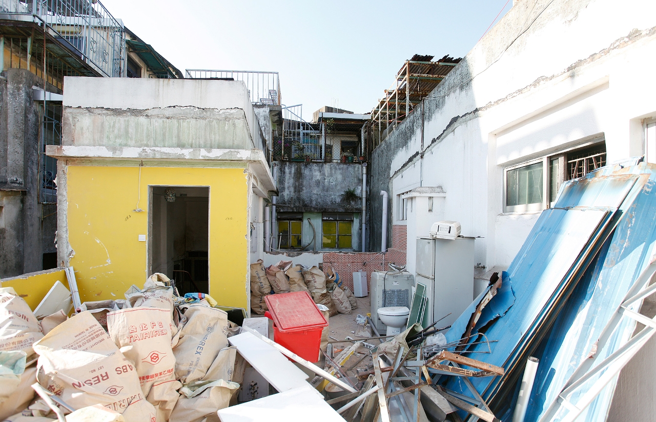 天台僭建物已基本完成清拆