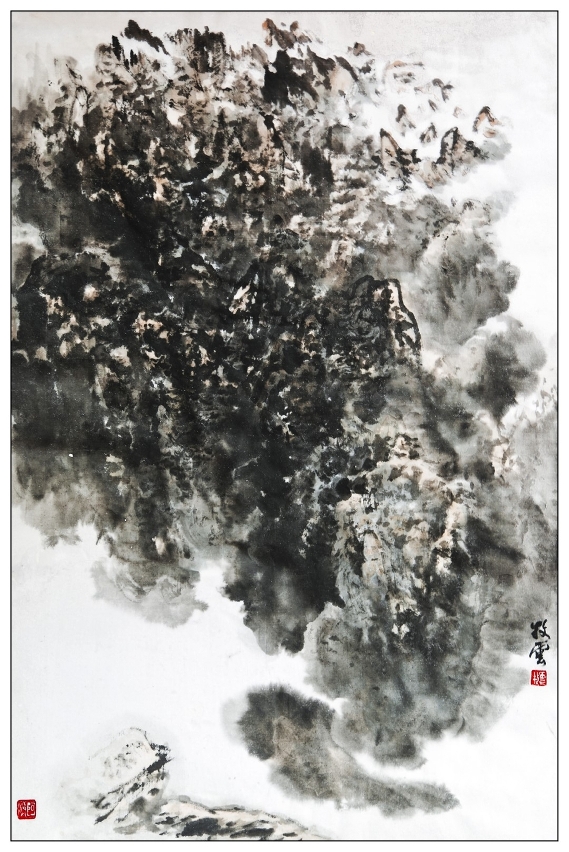 張忠煥鄧菲伉儷畫展