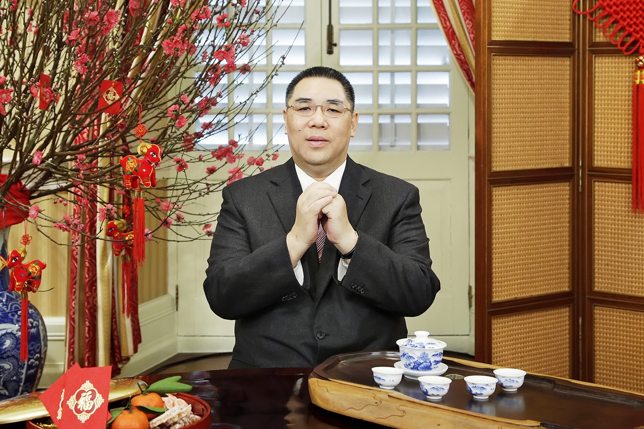 行政長官崔世安發表乙未年春節獻詞