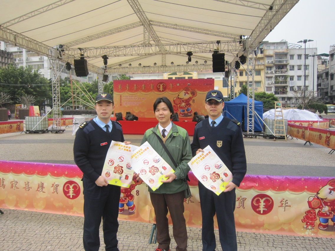 消防局巡查農曆年宵市場