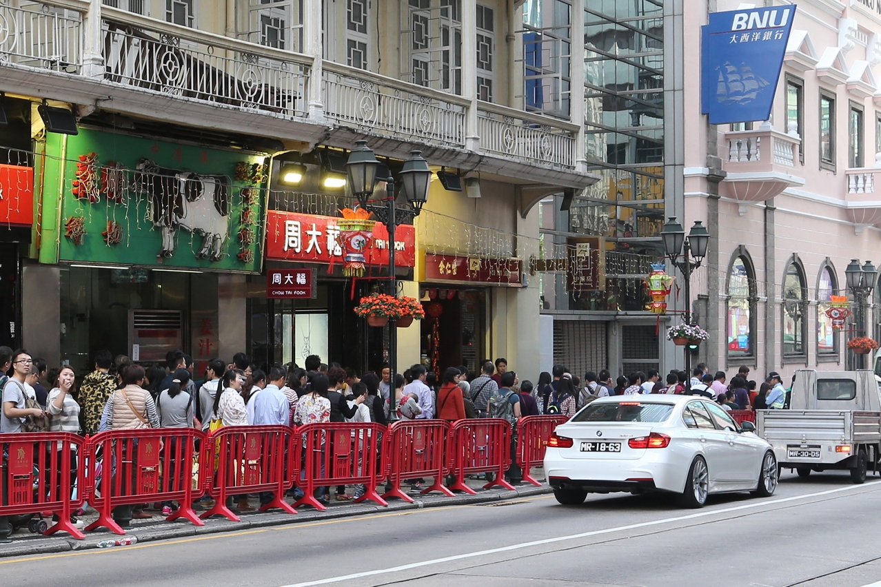 新馬路過往實施人流管制路線情況