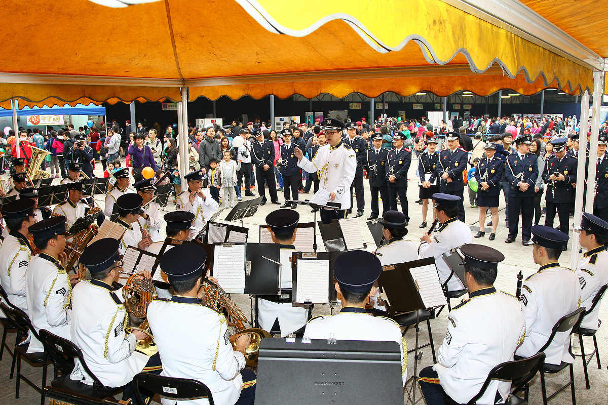 警察樂隊表演