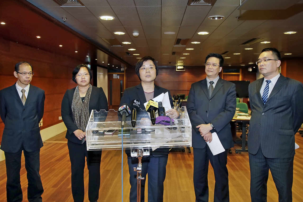 行政長官選舉管委會向傳媒介紹會議內容